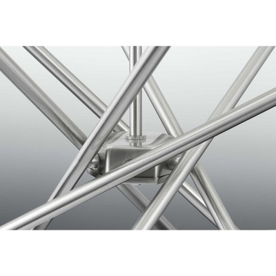 Astra Matte Black Steel 6-Light Sputnik Chandelier