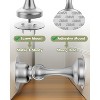 DOMETOUR Magnetic Door Stopper 6 Pack, Stainless Steel, Adhesive & Screws, Wall/Floor Mount, Door Holder Catch, Silver - 3 of 4