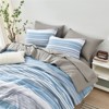 BAGOKIE All Season 5/7 Piece Bed in a Bag Comforter Set, Stripe Pattern - 3 of 4