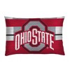 NCAA Ohio State Buckeyes Heathered Stripe Queen Bedding Set in a Bag - 3pc - 3 of 3