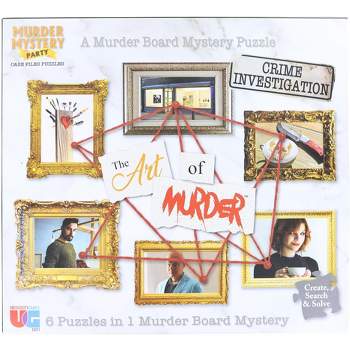 University Games Murder Mystery Party Case File Murder Board Puzzle | The Art of Murder