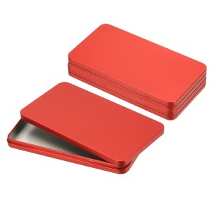 Unique Bargains Tinplate Money Ticket Credit Card Check Organizing Decorative Banks 6.7" x 3.5" 3 Pcs - 1 of 4