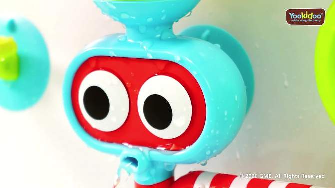 Yookidoo Spin &#39;N&#39; Sprinkle Water Lab Bath Toy, 2 of 10, play video