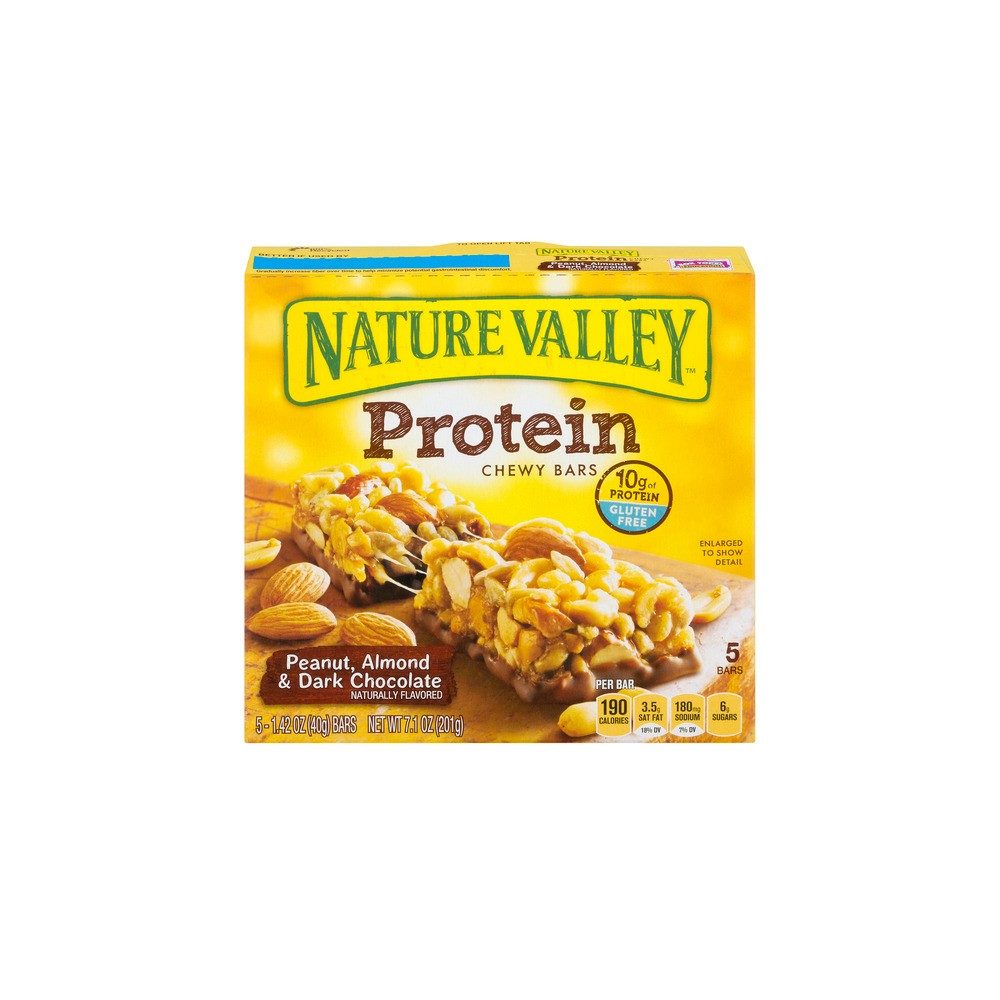 UPC 016000457249 product image for Nature Valley Peanut, Almond & Dark Chocolate Protein Chewy Bars - 5ct | upcitemdb.com