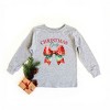 The Juniper Shop Coquette Christmas Girly Toddler Long Sleeve Tee - 2 of 3
