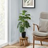 Syemin Artificial Plants Artificial 24" Tall Monstera Home Decor Fake Plant Faux Plants Indoor Outdoor Fall Decoration, Green, 20"*20"*23.5" - 2 of 4