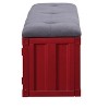 NicBex Storage Bench Modern Rectangle Stools with Metal Frame for Bedroom and Entryway - 3 of 4
