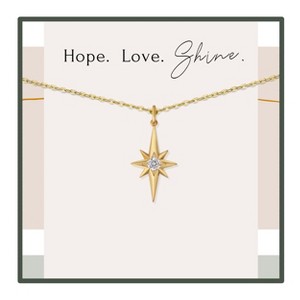 HOPE LOVE SHINE North Star Necklace for Mom – Gift of Guidance & Gratitude, Mother’s Day Jewelry - 1 of 4