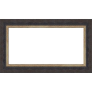 Amanti Art Hammered Charcoal Tan Framed Dry Erase Magnetic Board - 1 of 4