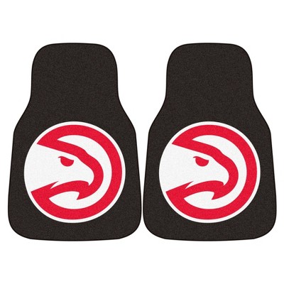 NBA Atlanta Hawks Carpet Car Mat Set - 2pc
