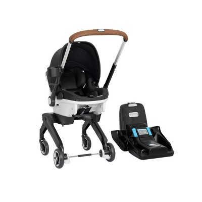 Image of Evenflo Gold Shyft DualRide with Carryall Storage Infant Car Seat and Stroller Combo Travel System - Onyx