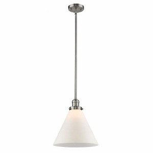 Cone - 1 Light Mini Pendant In Industrial Style-16 Inches Tall and 12 Inches Wide - 1 of 1