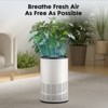 Musment Air Purifier for Home Bedroom Large Room Covers Up to 960ft², True HEPA Filter Air Purifiers with Air Quality Monitor, 360°Air Outlet Portable - 3 of 4