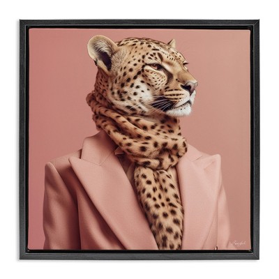 Stupell Industries Fashionable Cheetah Portrait, 18" x 18"