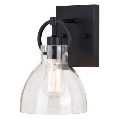 Vaxcel Ogden 1 - Light Vanity in  Matte Black