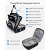 LUGGEX Underseat Carry On Luggage with Wheels, Softside Personal Item, Underseat 16 Inch, Blue - 4 of 4