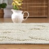 Ultra Soft Shag Rug Non-Slip, Modern Floral Plush Carpet Non-Shedding & Easy Clean, Thick Fluffy Area Rug for Living Room Bedroom Nursery - 3 of 4