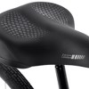 Delta Cycle Memory Foam Saddle Cruiser Bike Seat Cover - Black - 2 of 4