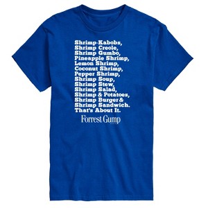 Men's - Forrest Gump - Bubbas Shrimp List Short Sleeve Graphic T-Shirt - 1 of 4