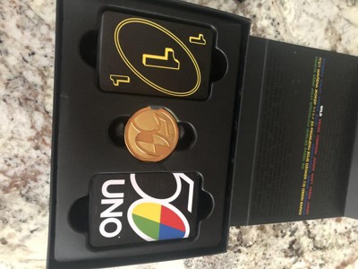 UNO Premium 50th Anniversary Golden Edition Card Game Exclusive