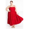 Women's Plus Size Mystic Dress - crimson | CITY CHIC - 2 of 4
