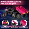 Costway 2 Seater Ride On UTV 24V Kids Electric Vehicle Dump Truck with Remote Control Dump Bed and Extra Shovel - 3 of 4