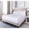 California King Mattress Pad, Quilted Fitted Protector, Deep Pocket Cover, 72x84 Inches, White - 4 of 4