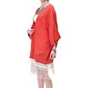 Women's Bohemian Crochet & Fringe Duster Jacket - KORI - 3 of 4