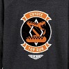 Women's - Top Gun: Maverick - Coyote Badge Lightweight French Terry Slouchy - 2 of 4