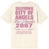 Text, Fonts, Los Angeles 2007, California City of Angels on Sand Short Sleeve Adult T-Shirt - 3 of 4