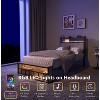 SeaCamel Twin Bed Frame with Headboard, USB Charging Station & LED Lights - Sturdy, Noise-Free, Easy Assembly, No Box Spring Needed - 4 of 4