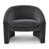 Kiki 32" Wide Contemporary Design Chenille Boasting Streamlined Silhouette Armrest Accent Barrel Chair-Maison Boucle - image 3 of 4