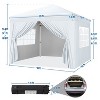 Yaheetech 10x10ft Pop-up Canopy with Sandbags and Wheeled Carry Bag - 3 of 4
