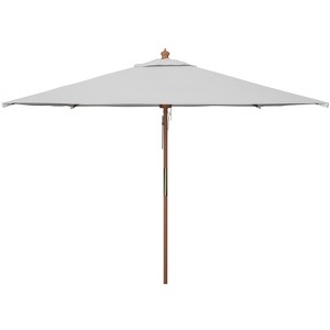 Velop 7.5 Ft Square Wooden Pulley Market Umbrella - PAT8409 - Safavieh - 1 of 3