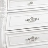 Royal Hampton Nightstand, 3 Drawers, White Solid Wood, Metal Handles, 31 Inch - 4 of 4