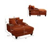 Single Corduroy Storage Sofa with Ottoman and Cup Holder, Storage Armrest Sofa with 180° Rotating Table for Living Room or Apartment-Koiai - 4 of 4