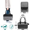 PetAmi Dog Purse Carrier, Airline Approved Soft Sided Pet Carrying Bag Pockets, Ventilated Puppy Cat Travel Carry Tote, Fleece Bed - 2 of 4