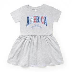The Juniper Shop Coquette America Arched Toddler Dress - 1 of 4
