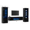 AMERLIFE Entertainment Center Set Include Floating TV Stand with Electric Fireplace & 2 Bookcases - 3 of 4