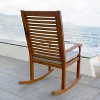 Nantucket Rocking Chair with Gray Cushion - Merry Products - 4 of 4