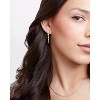 Gold and Sterling Silver Dangle Earrings for Women: Trendy Chain Drop Earrings - 4 of 4