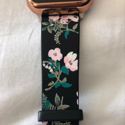 Kate Spade New York Apple Watch Floral Print Silicone Band - 38