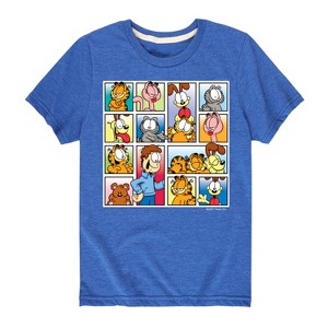 Boys' - Garfield - Friends Short Sleeve Graphic T-Shirt - 1 of 4