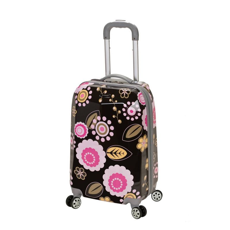 Rockland Vision 3pc Polycarbonate/ABS Hardside Carry On Spinner Luggage Set - Pucci, 4 of 8
