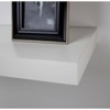 60" Floating Shelf Wall Mounted Hidden Brackets White - InPlace: MDF, Easy Install - 3 of 3