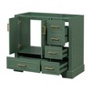 36 inch traditional bathroom storage cabinet vanity (excluding sink) - 3 of 4