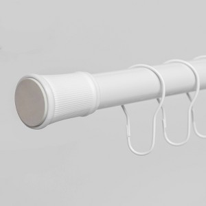 Shower Rod and Ring Bundle White - Room Essentials™ - 1 of 4
