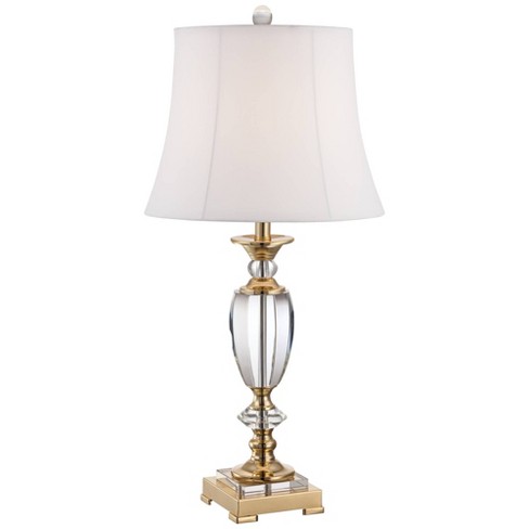Vienna Full Spectrum Traditional Table Lamp Faceted Crystal And