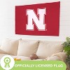 NCAA University of Nebraska Flag with Grommets, 3'x5' Nebraska Cornhuskers Outdoor College Flags & Banners for Garden Patio Indoor Wall Décor - 2 of 4