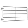 VidaXL Galvanized Steel Field Gate - Secure Livestock Enclosure with Five-Bar Pattern - 3 of 4